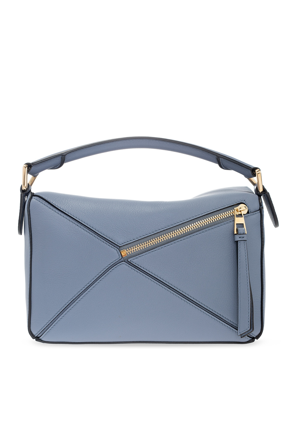 【関税送料込】Loewe Puzzle Small Bag Atlantic Blue LOEWE Puzzle Bag in Classic Calfskin Mini Atlantic Blue in